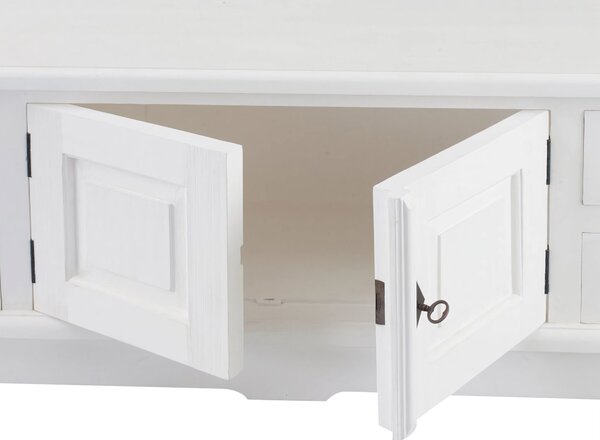 RTV skrinka Brighton 160 x 40 x 50 cm white