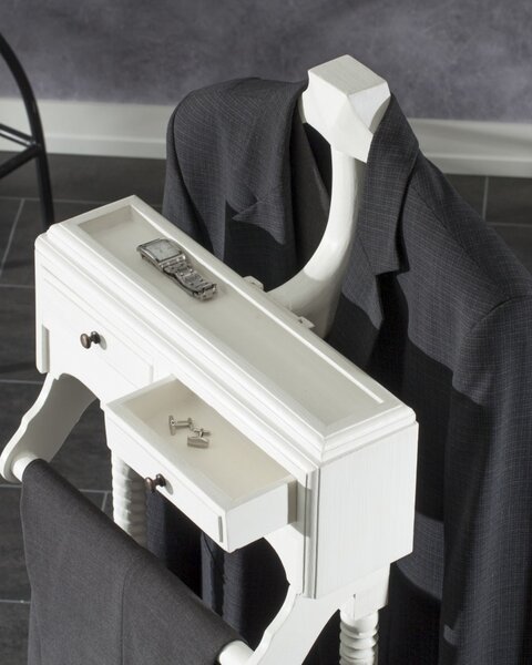 Stojanový vešiak Chester 125 cm white