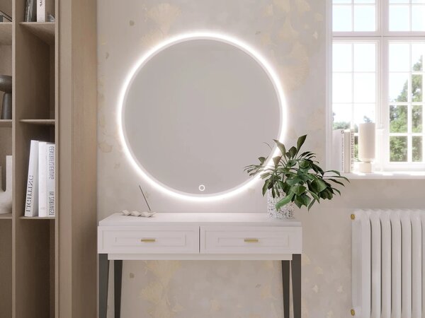 Zrkadlo ONYX s LED osvetlením - biele