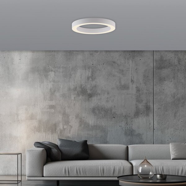 Stropné Lampa PURE, Lines, stmievateľné, Biela, Obývacia izba, Kov, Moderný