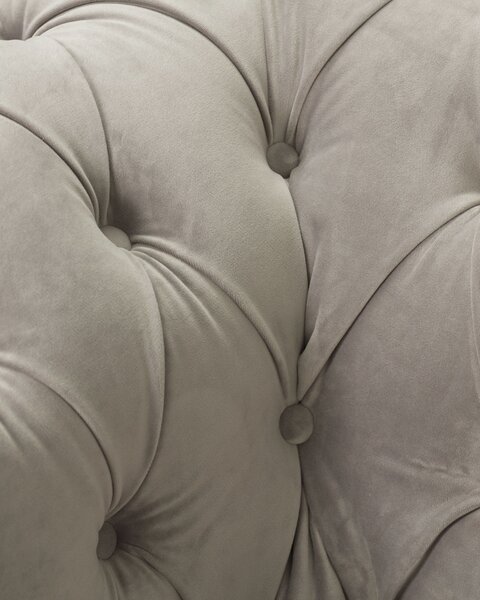 Kreslo Chesterfield Classic Velvet Dark Grey 118 x 96 x 77 cm