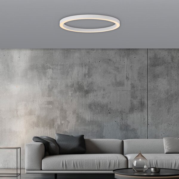 Stropné Lampa PURE, Lines, stmievateľné, Biela, Obývacia izba, Kov, Moderný