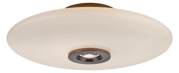 Stropné Lampa PURE, Vitrum, stmievateľné, Hnedá / Hrdzavá, Obývacia izba, Sklo, Moderný