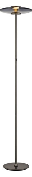 Stojacie Lampa PURE, Vitrum, stmievateľné, Sivá, Obývacia izba, Hliník, Moderný