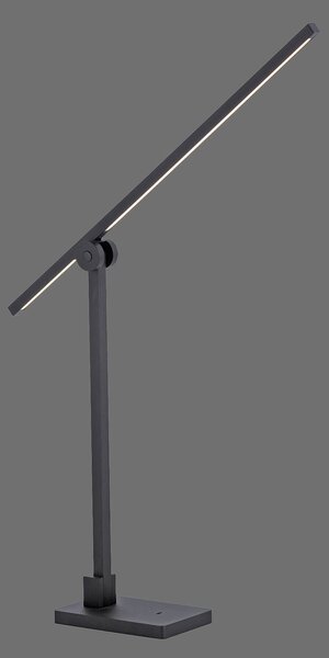 Stolové Lampa PURE, PURE Grafo, stmievateľné, Čierna, Pracovňa, Kov, Moderný