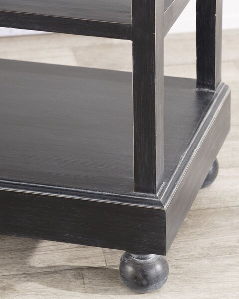Kredenc Rimir 160 x 50 x 220 old black & natural