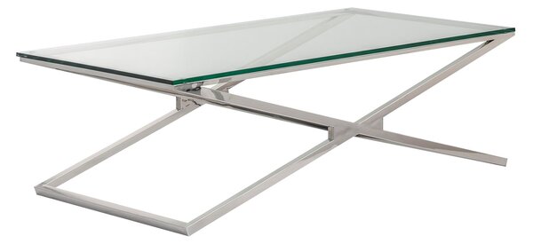 Lavička Flavio silver 130 x 70 x 41 cm