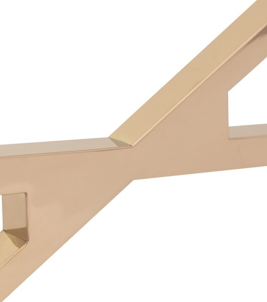 Lavička Flavio rose gold 130 x 70 x 41 cm