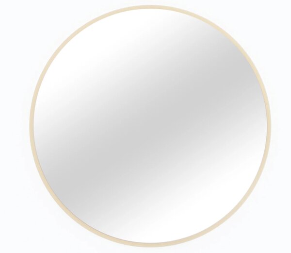 Okrúhle zrkadlo na stenu SOL - zlaté