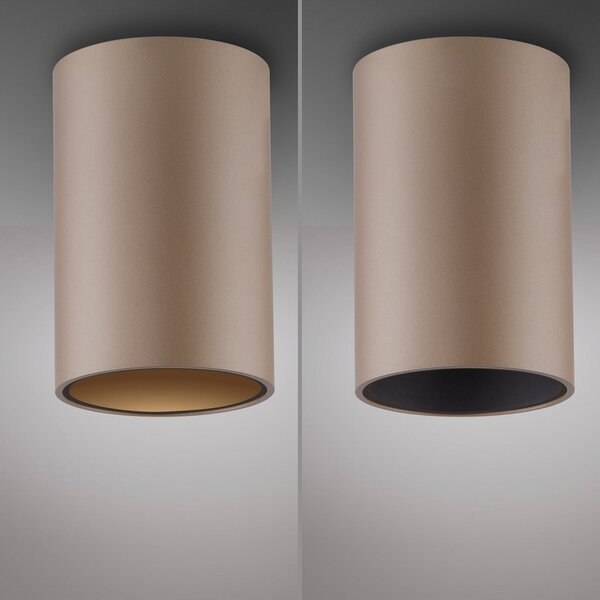 Stropné Lampa PURE, Point, stmievateľné, Bronzová / Stará Mosadz, Kúpeľňa, Kov, Moderný