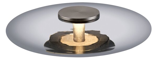 Stolové Lampa PURE, Vitrum, stmievateľné, Sivá, Obývacia izba, Sklo, Moderný