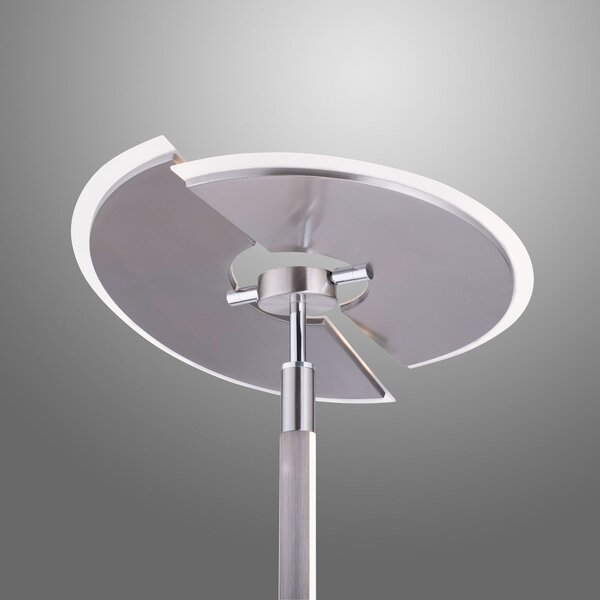 Stojacie Lampa PURE, PURE Mutil, stmievateľné, Sivá, Obývacia izba, Kov, Moderný
