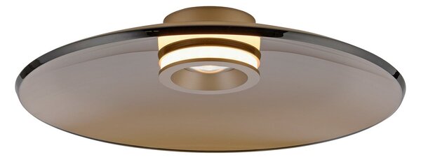 Stropné Lampa PURE, PURE Moon, stmievateľné, Bronzová / Stará Mosadz, Obývacia izba, Sklo, Moderný