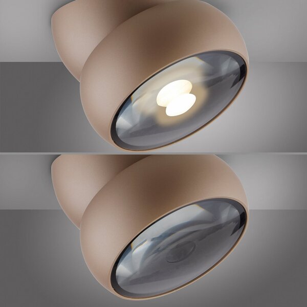 Stropné Lampa PURE, Move, stmievateľné, Bronzová / Stará Mosadz, Obývacia izba, Kov, Moderný