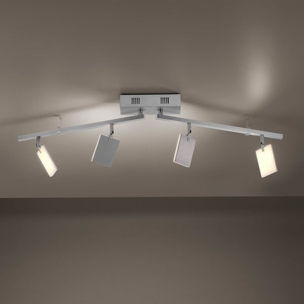 Stropné Lampa PURE, Mira, stmievateľné, Metalická, Obývacia izba, Kov, Moderný