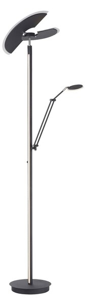 Stojacie Lampa PURE, PURE Mutil, stmievateľné, Čierna, Obývacia izba, Kov, Moderný