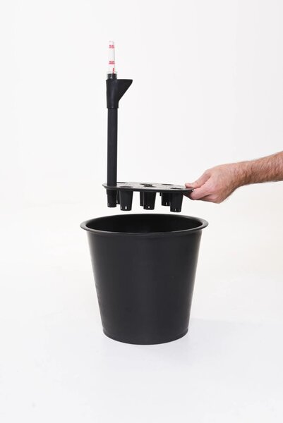 Indikátor stavu závlahy RIEGO, plast, priemer 20 cm, čierna
