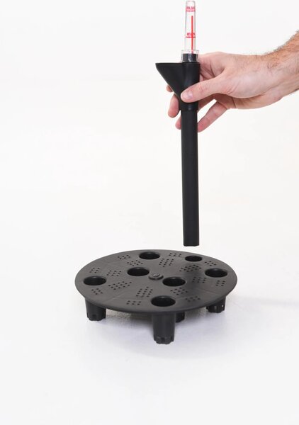 Indikátor stavu závlahy RIEGO, plast, priemer 20 cm, čierna
