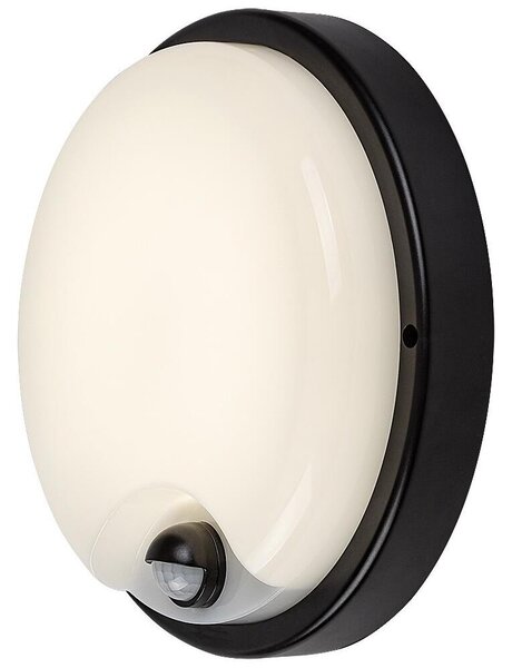 Rabalux 77213 -LED vonkajšie nástenné svietidlo so senzorom LONATO LED/18W/230V IP65 čierne