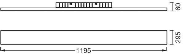 Osram - Prisadený LED panel PLANON LED/40W/230V 3000K 30x120 cm biela