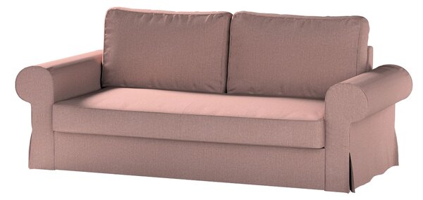 Poťah na sedačku Backabro (pre 3 osoby, rozkladacia) farba produktu ružová látka zapletaná