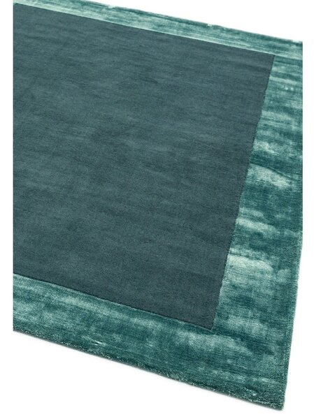 Ručne tkaný koberec s prímesou vlny v petrolejovej farbe 160x230 cm Ascot – Asiatic Carpets