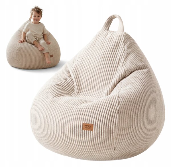 Profitent Menčestrový sedací vak Comfy 1.0 Béžové