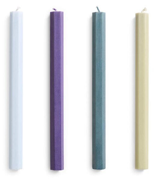 HAY Sviečky Hexagon Candle set 4ks, meadow