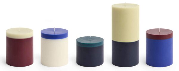 HAY Sviečka Silo Medium, royal blue and bordeaux