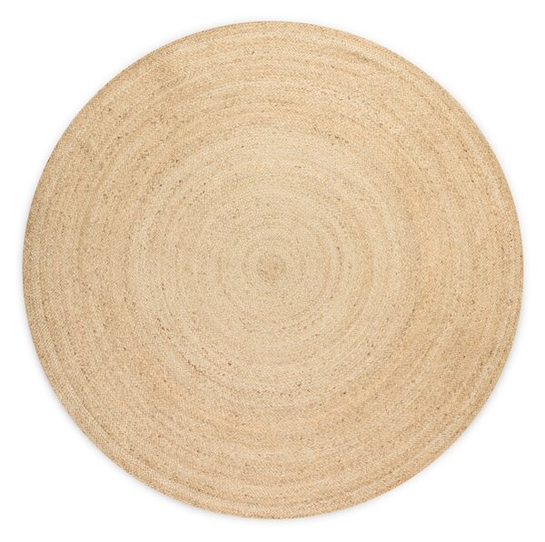 Hanse Home, Kusový koberec Jute Braided 106007 Ivory kruh, 100x100 (priemer) kruh, béžová, chodba / predsieň