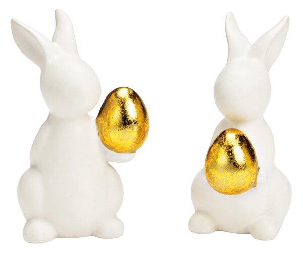 Keramický zajačik GOLDKEEPER 11 cm biely - viac variantov