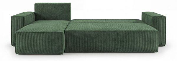Rozkladacia sedacia súprava KAROLA MINI - khaki, ľavý roh