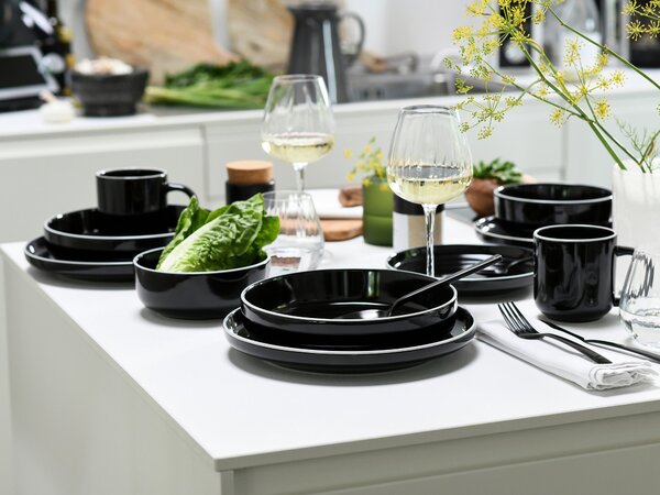 KOMBINOVANÝ SERVIS 30-dielne kamenina Creatable - Online Only bytové doplnky, Online Only