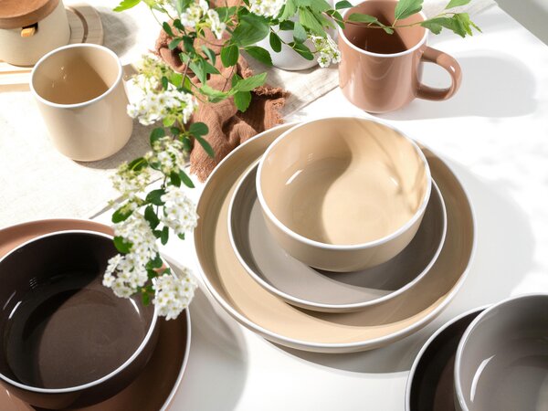 KOMBINOVANÝ SERVIS 16-dielne kamenina Creatable - Online Only bytové doplnky, Online Only