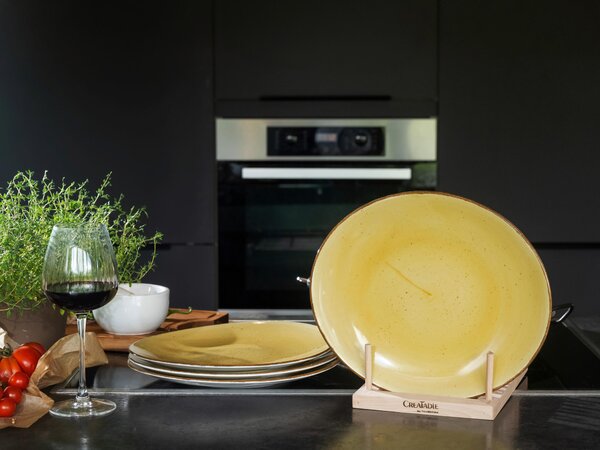 SADA TANIEROV NA STEAK, keramika, Creatable - Online Only bytové doplnky, Online Only