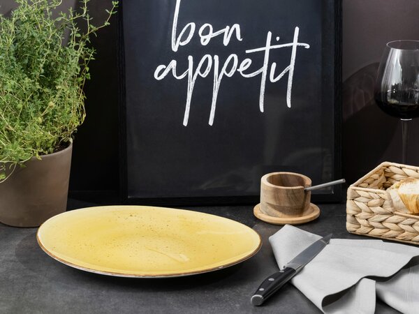 SADA TANIEROV NA STEAK, keramika, Creatable - Online Only bytové doplnky, Online Only