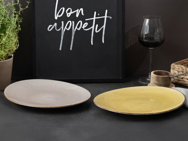 SADA TANIEROV NA STEAK, keramika, Creatable - Online Only bytové doplnky, Online Only