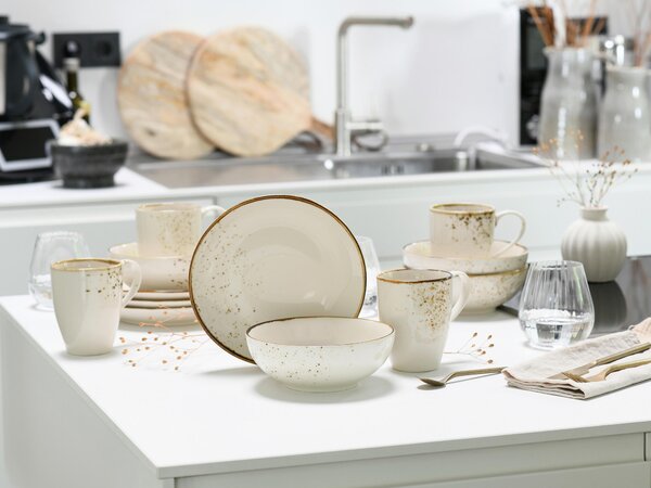 RAŇAJKOVÁ SÚPRAVA kamenina keramika Creatable - Jedálenské sety, Online Only