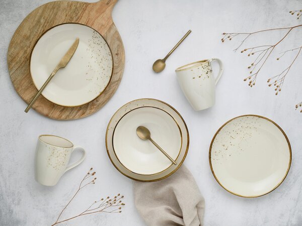 RAŇAJKOVÁ SÚPRAVA kamenina keramika Creatable - Jedálenské sety, Online Only