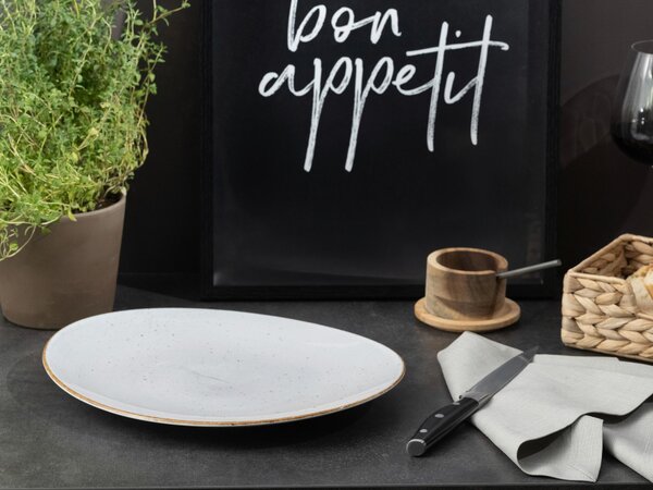 SADA TANIEROV NA STEAK, keramika, Creatable - Online Only bytové doplnky, Online Only