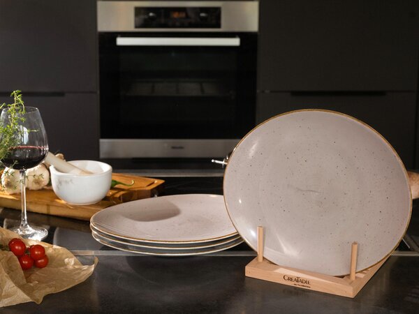 SADA TANIEROV NA STEAK, keramika, Creatable - Online Only bytové doplnky, Online Only