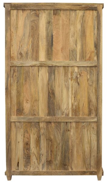 Vitrína Devi 100x180x45 indický masív mango