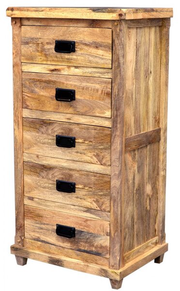 Komoda Devi 60x120x45 indický masív mango