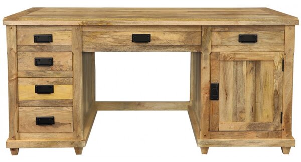 Písací stôl Devi 160x80x76 indický masív mango