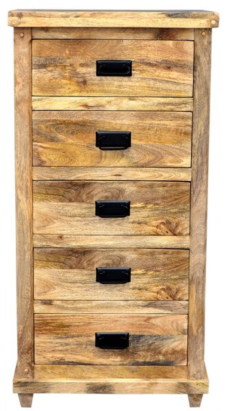 Komoda Devi 60x120x45 indický masív mango
