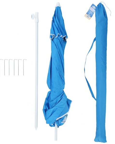 NC7822 MODRÝ SLNEČNÍK XL 190 CM NILS CAMP