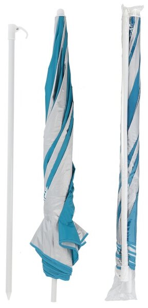NC7813 SV.MODRÝ SLNEČNÍK 160 CM NILS CAMP