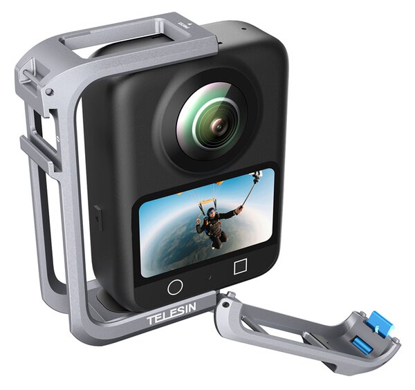 Kovová klietka pre DJI Osmo 360 od spoločnosti Telesin