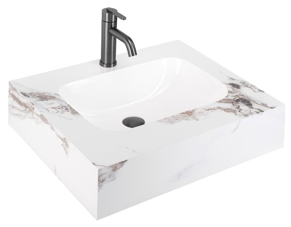 Nástenné umývadlo REA Aresa Cold Jade 60