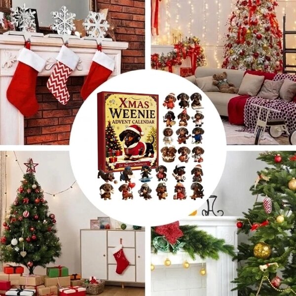 Dachsxmas™ Jazvečík 24-dňový Adventný Kalendár